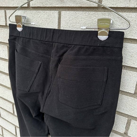 Eileen Fisher Petites Black Tencel Stretch Ridge Pull On Slim Skinny Jeans - Picture 6 of 10